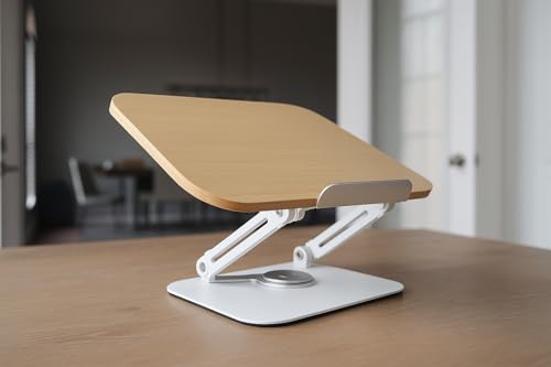 Cook Book Stand Adjustable Book Holder Tray and Page Paper Clips-Cookbook Reading Desk Portable Stable Hard-Wearing Lightweight Bookstand-Textbooks Books, Book Stand Book Holder For Reading Hands Free