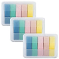 Essex Wares - 300 Pieces, 5 Boho Colors, Transparent Sticky Notes Tabs - color: Boho Colors