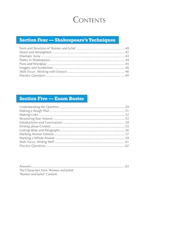 Romeo & Juliet Workbook Inc Answers