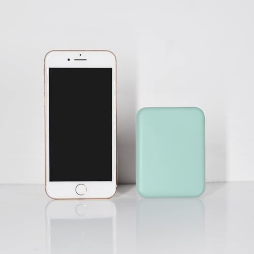 Kintion Pocket Mirror, 1X/3X Magnification LED Compact Mirror (Cyan) - color: Cyan
