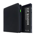 Vault X 12 Pocket Zip Trading Card Binder 480 Cards Exo-Tec (Black) - color: Black, size: 12 Pocket