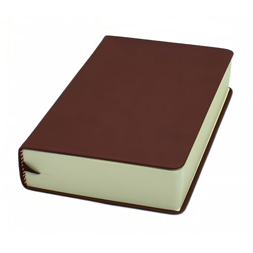 jooact Thick Sketchbook 660 Pages Notebook Soft Faux Leather Cover Journal 80GSM Paper Notepad Drawing Book Memo Writing Sketch Pad Diary Notebook - color: Brown, size: A6