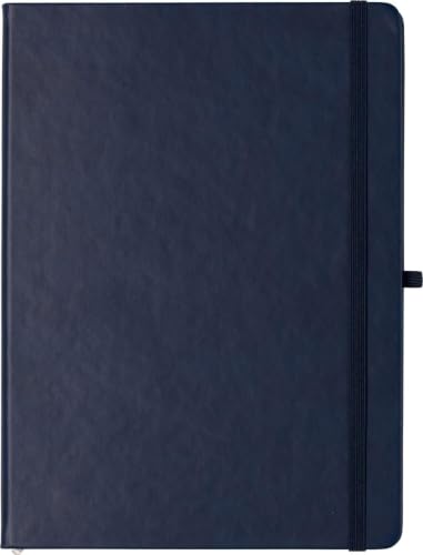 Eccolo Cool Jazz Hardbound Writing Journal, 192-Page Lined Paper, Lay-Flat - color: Eggplant, size: Medium - (6-x-8.5 Inches)