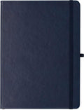 Eccolo Cool Jazz Hardbound Writing Journal, 192-Page Lined Paper, Lay-Flat - color: Eggplant, size: Medium - (6-x-8.5 Inches)