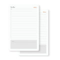 Notsu To Do List Notepad 2pk Daily Desk To Do List 50 Sheets, 5.5” x 8.5” - size: 5.5" x 8.5", style: To-Do