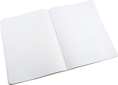 Signature Series B5 Large Lite with Red Cover and Grid Paper - color: Red Cover with Grid Paper, size: B5 Large Lite