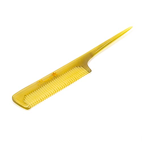 Breezelike Hair Comb for Women, Fine Tooth Tail Comb for Styling - color: Sheep Horn