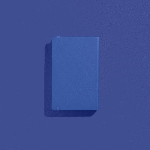 Leather Notebook, Writing Journal, Pacific Blue - color: Pacific Blue, size: Large