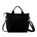 Crossbody Shoulder Bag for Women - Water Resistant Casual Handbag Purse with Multiple Pockets, Adjustable Strap - color: Black