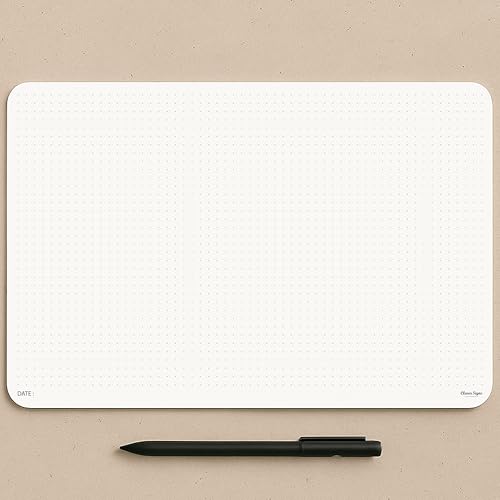 CLEVER SIGNS A4 Dot Grid Notepad (8,3" x 11,7")- Large Dotted Memo Desk Pads-Premium Paper with Cardboard Back Support - Ideal for Note-taking, Planning, Sketching, and Journaling