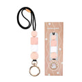 Teacher Lanyards for ID Badges and Keys, Cute Silicone Beaded Lanyard - color: Gold-003