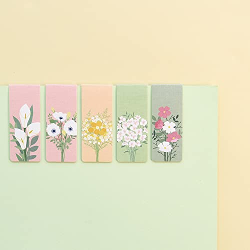 Monolike Magnetic Bookmarks Flower for You Ver.1, Set of 5 - color: Flower for You Ver.1