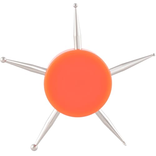 Nail Dotting Tool, 5-in-1 Metal Dotting Tool Nail Art, Orange - color: Orange, 1pcs, 5-in-1