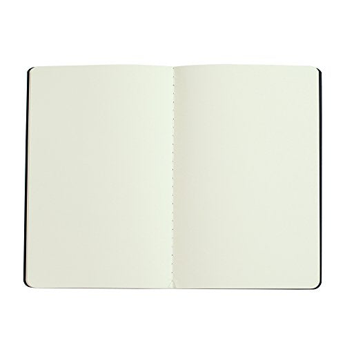 TWONE 6 Pack Notebooks Journal - 60 Blank Page/30 Sheets, Premium Thick Paper Soft Cover Journal for Travel, Office, Work, Office, Home, School, Business Writing, 5.5” x 8.25” (Black) - style: Minimalist