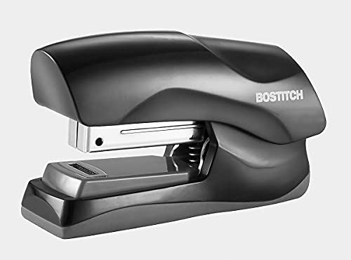 Bostitch Office Heavy Duty Stapler, 40 Sheet Capacity, No Jam, Half Strip, Fits into the Palm of Your Hand, For Classroom, Office or Desk, Black - color: Black, size: Pack of 1