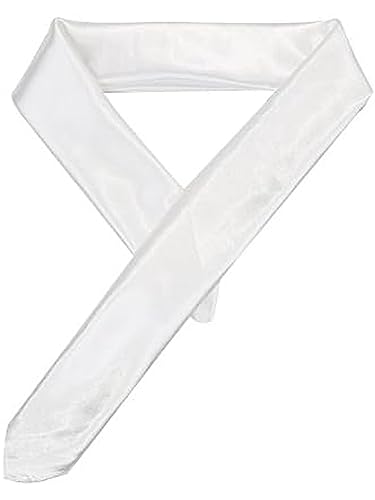 SATINIOR Square Neck Scarf Women - color: White, size: 23.6 x 23.6 inches