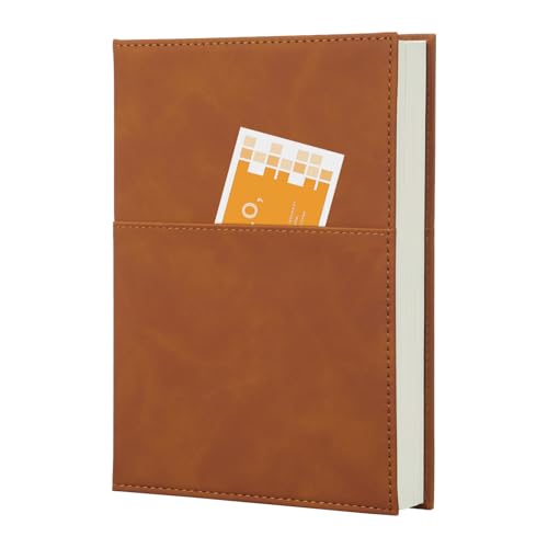 Comix Lined Journal Notebook for Work, 240 Pages, 5.5" x 8.3", Light Brown - color: Light Brown, size: 1 Pack