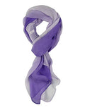 PANTONIGHT Long Chiffon Sheer Scarf Gradient Shaded Colors Lightweight Scarf For Womens - color: Col 702