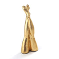 Golden Legs Sculpture Resin Statues Home Decor (Straight Leg) - color: Straight Leg