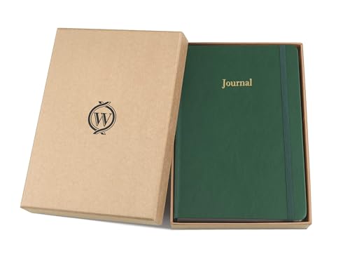 Wykeham's Executive 2026 Undated Daily Journal Planner – Customization Available (Racing Green, 8.5"×5.5") - color: Racing Green