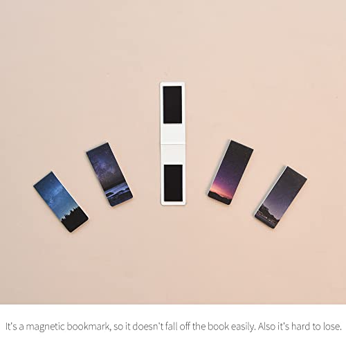 Monolike Magnetic Bookmarks Night Sky Ver.1, Set of 5 - color: Night Sky Ver.1