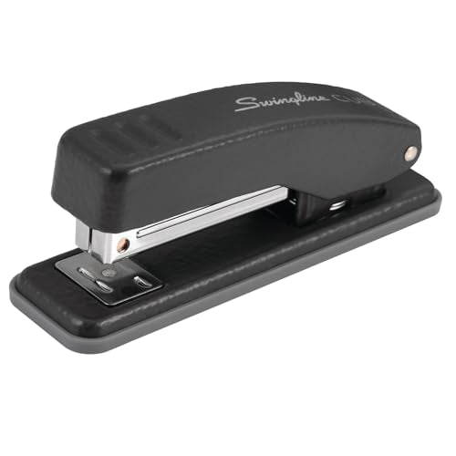 Swingline Stapler, Cub Compact Desktop Stapler, 20 Sheet Capacity, Metal, Matte Black (S701068) - color: Black