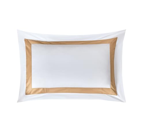 Duvet Cover Set 3 pcs(1 Duvet Cover+2 Pillowcases) 100% Cotton Sateen Woven Hidden Zipper Closure Breathable Soft(Palermo(Beige), Queen) - color: Palermo(beige), size: Queen