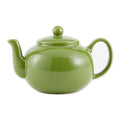 RSVP International Stoneware Teapot Collection, Microwave and Dishwasher Safe, 42 oz, Green - color: Green, size: 42 oz