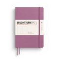 LEUCHTTURM1917 - Notebook Hardcover Medium A5-251 Numbered Pages for Writing and Journaling - Thinking Ahead (Plain Paper, Dusty Rose) - color: Dusty Rose, style: Minimalist