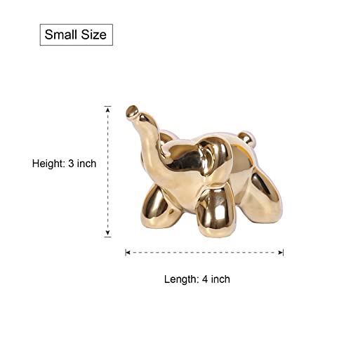 Gold Home Décor Balloon Figurine Accent (Elephant) - size: Elephant