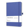 ONAVIA A5 Notebooks for Work, Lined Journal, 160 Pages, Blue - color: Royal Blue