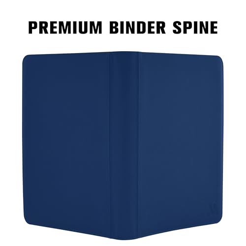 16 Pocket Trading Card Binder,Holds 1024 Standard-Size Card - color: Dark Blue