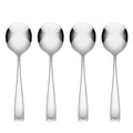 Oneida Moda Soup Spoons Silverware Set for 4, Flatware - style: Soup Spoons, 4-Piece Set