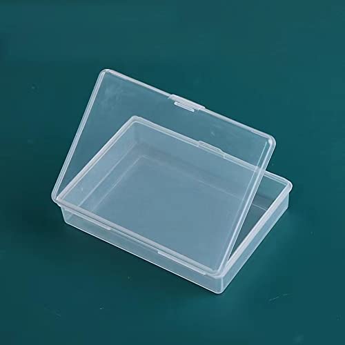 4PCS Playing Card Deck Cases Clear Plastic Gaming Game Card Holder Organizer, Snaps Closed Clear Card Box, Plastic Card Storage Box, Empty Trading Card Storage Box (NO CARDS) - color: transparent case(4Pcs)