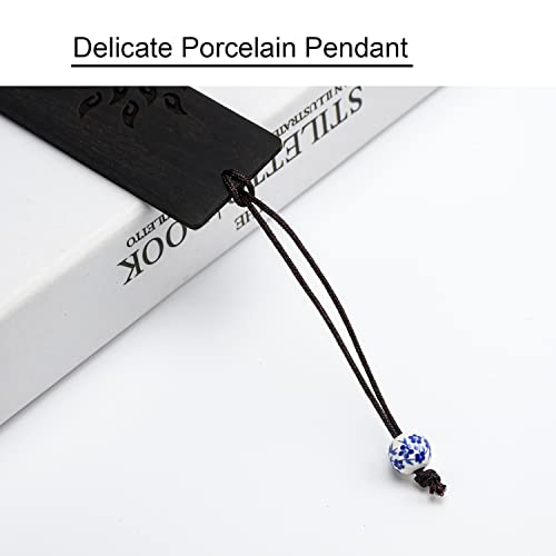 2 Pcs Wood Bookmark, Unique Bookmarks Gift for Men Women, Book Marks Accessories (Sun and Tree) - style: Sun and Tree