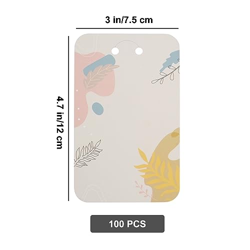 Temlum 3''x4.7'' Keychain Display Cards with Self-Sealing Bags, Plant 100p - color: Plants