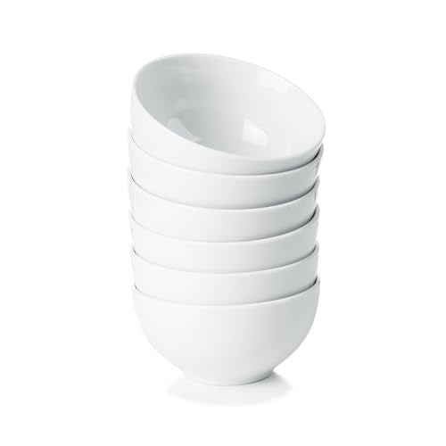 WishDeco Small Bowls Set of 6, Ceramic Dessert Bowls 10 oz - size: 10 oz