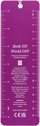 Book On, World Off Beaded Bookmark