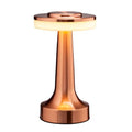 O'Bright Dome Cordless Rechargeable LED Mushroom Table Lamp, Rose Gold - color: Rose Gold