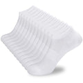 ATBITER 12 Pairs Ankle Socks Womens/Men Thin Low Cut No Show Athletic Socks - color: 12 Pairs White, size: Medium