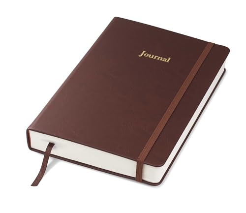 Wykeham's Executive 2026 Undated Daily Journal Planner – Customization Available (Conker, 8.5"×5.5") - color: Conker