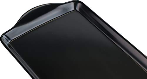 Calypso Basics, Sandwich Melamine Tidbit Tray, Black, (06100) - color: Black, size: 14.7" x 6.5" x 0.8"