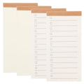 PATIKIL Portable Field Notes, 4 Pcs Small Notepads 50 Sheets Pocket Notebooks Memo Books to Do List Organizer Planner Daily for Work Office Journey, Planner/Blamk - style: Planner/Blamk