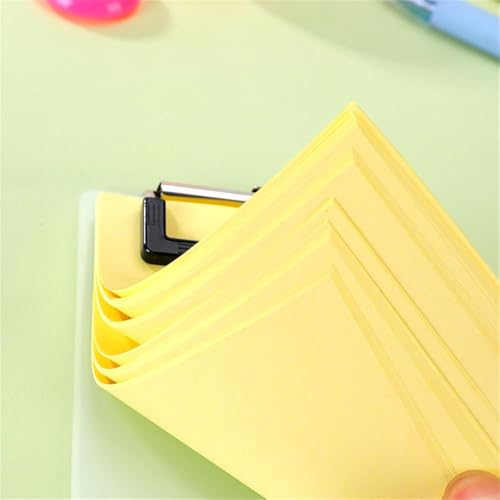 Memo Pad Mini Notebooks Thickened Panel Clipboard Notepads Supplies 50sheets Folder Board Stationery(grid)