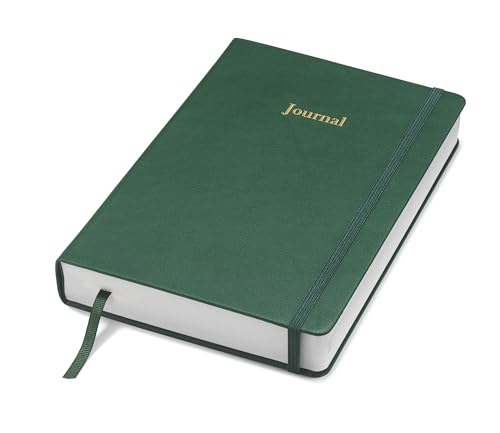 Wykeham's Executive 2026 Undated Daily Journal Planner – Customization Available (Racing Green, 8.5"×5.5") - color: Racing Green