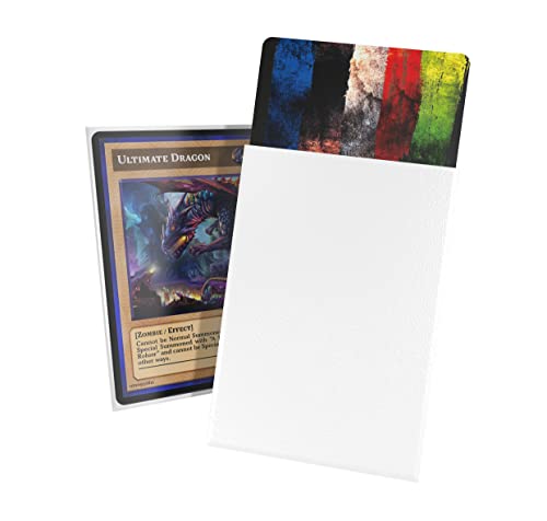 Ultimate Guard Cortex Outer Card Sleeves, 60 Japanese Size TCG Sleeves, 62 x 89mm, White Back, Matte Finish, No PVC & Acid-Free, High Clarity - color: White, size: Japanese Matte