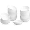 UIBFCWN 1.2 oz Ceramic Dipping Bowls Set of 30, 3 Inch Dipping Sauce Bowls - color: White, size: 30 Pack