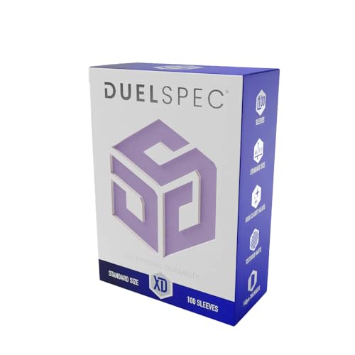 XD – Lilac – Premium TCG Card Sleeves 100 Pack Standard Size 66x91mm Matte Deck Protectors, Clear Front & Opaque Back, Tournament Grade Trading Card Sleeves for Standard Trading Cards - color: Lilac