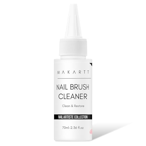 Makartt Nail Art Brushes Cleaner 70ml/2.36 Fl.oz - color: Clear-Nail Brush Conditioner