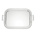 Reed & Barton Silverplate Rectangular Serving Tray with Handles, 16-Inch - style: Rectangle